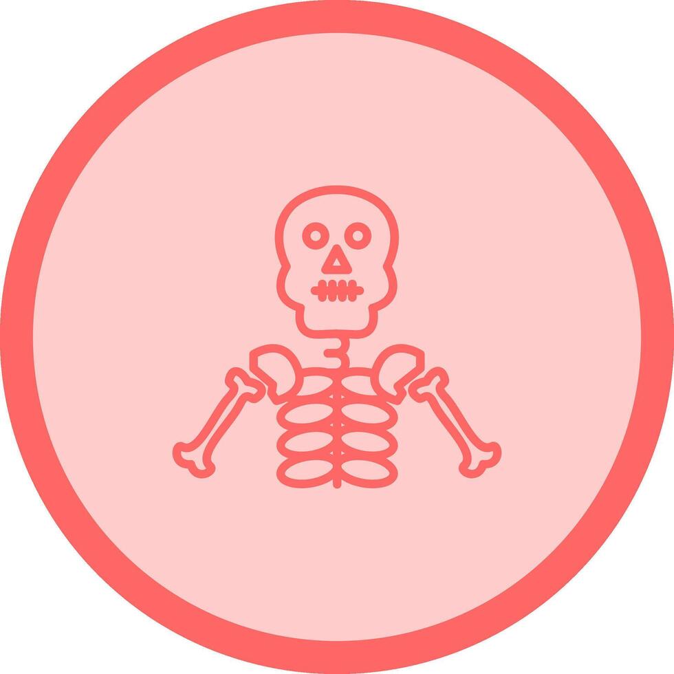 icona del vettore scheletro