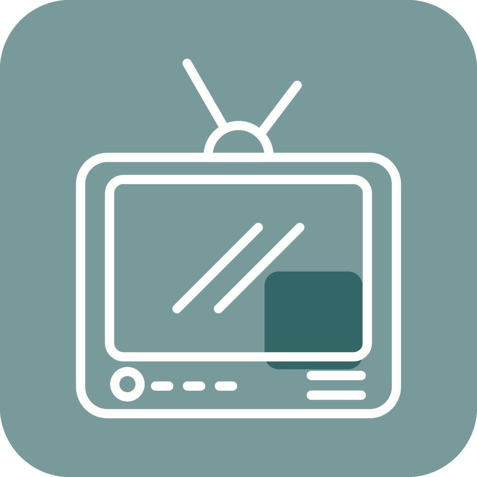 televisione trasmissione vettore icona
