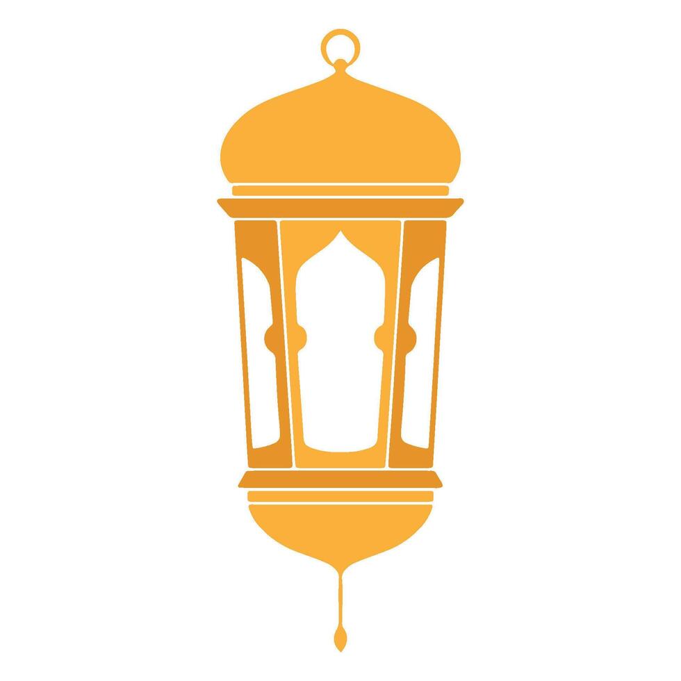 semplice islamico lanterna clipare vettore