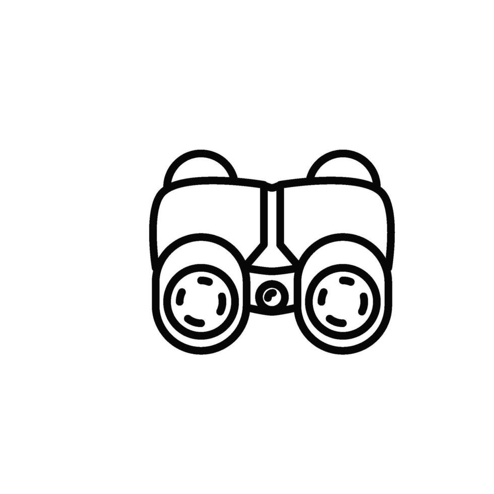 binocolo icona vettore design modello