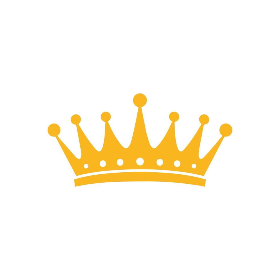 corona icona.piatto colore disegno.vettore illustrazione isolato su bianca sfondo. vettore