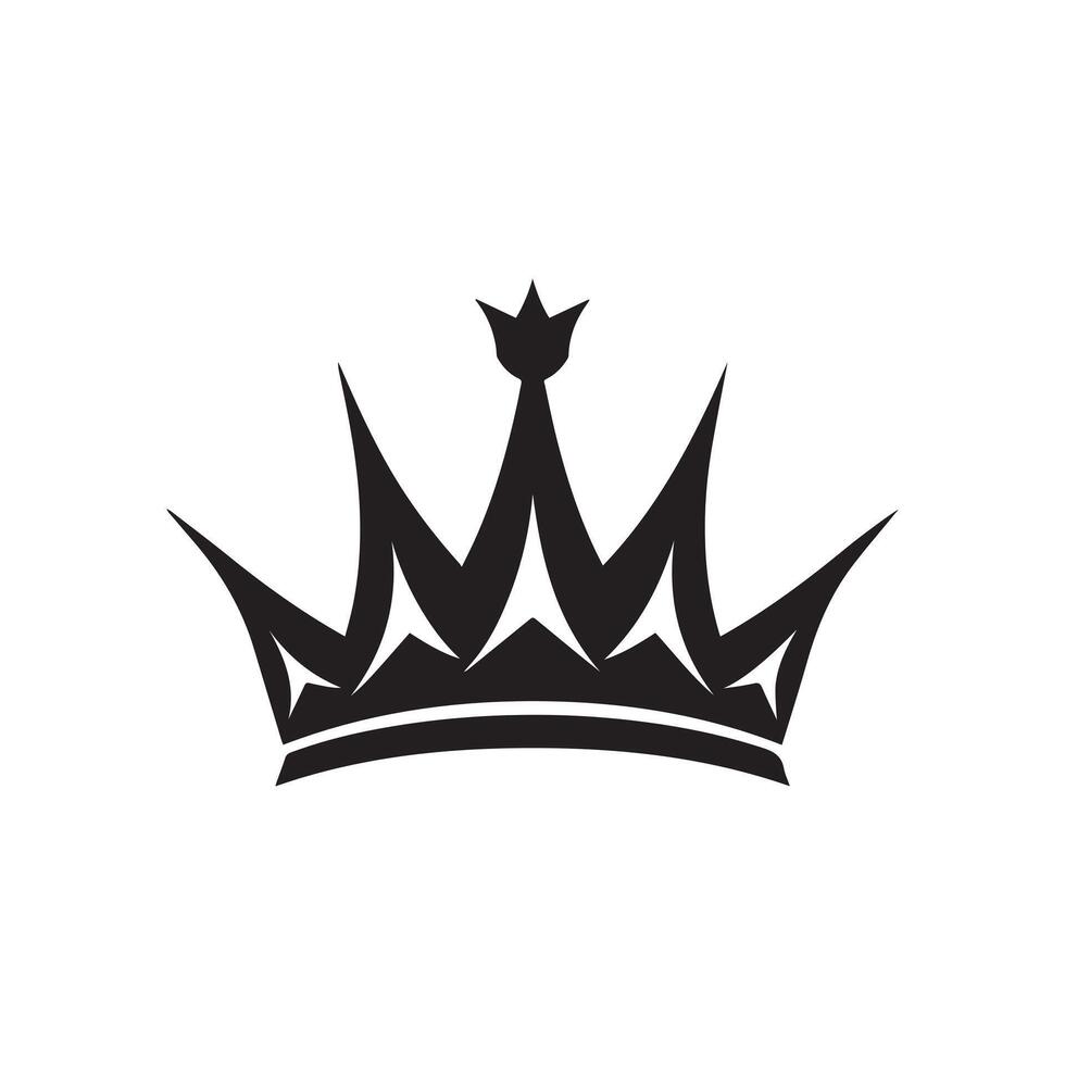 corona icona.piatto colore disegno.vettore illustrazione isolato su bianca sfondo. vettore