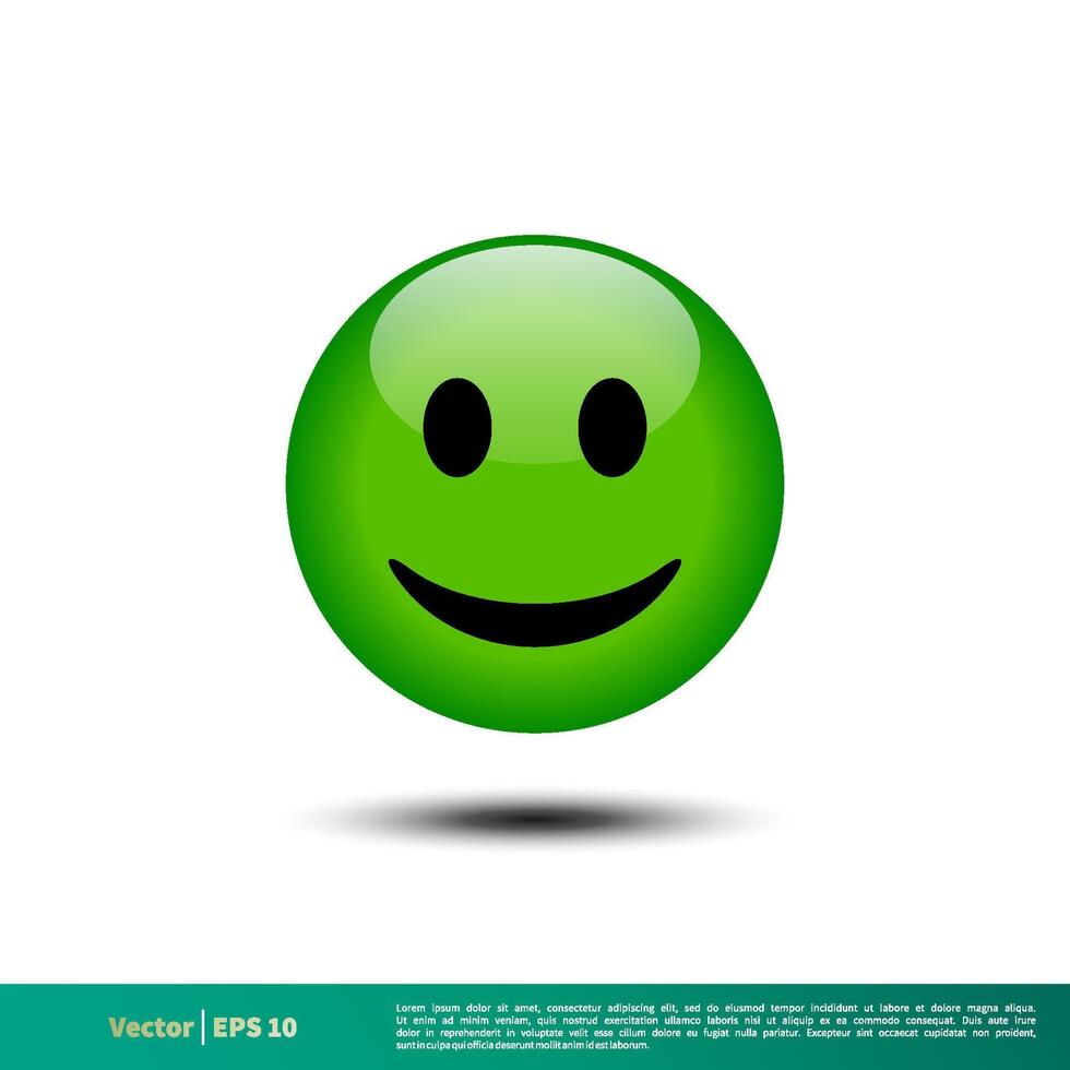 emoticon icona vettore modello illustrazione design eps 10.