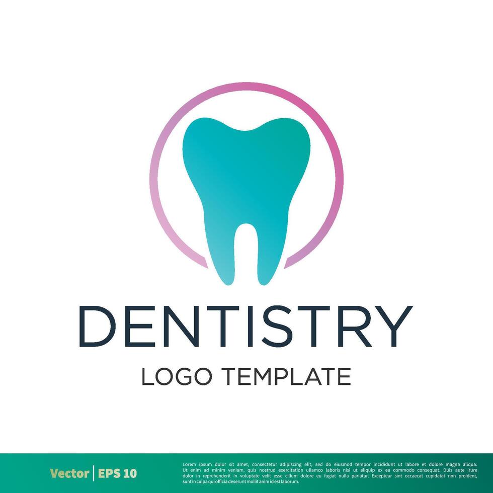 dentista, dentale cura icona vettore logo modello illustrazione design. vettore eps 10.