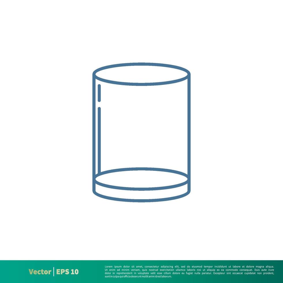 bicchiere icona vettore logo modello illustrazione design. vettore eps 10.