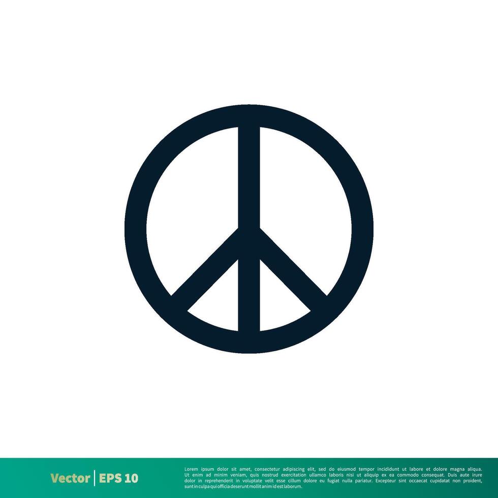 pace icona vettore logo modello illustrazione design eps 10.