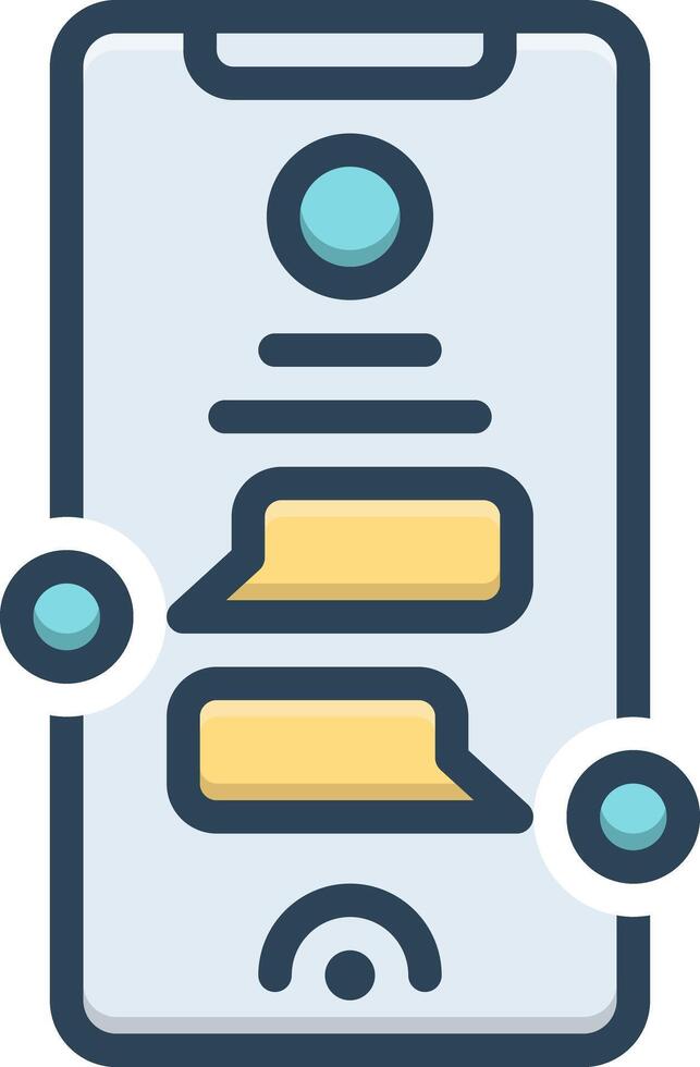 vettore colore icona per Messaggio