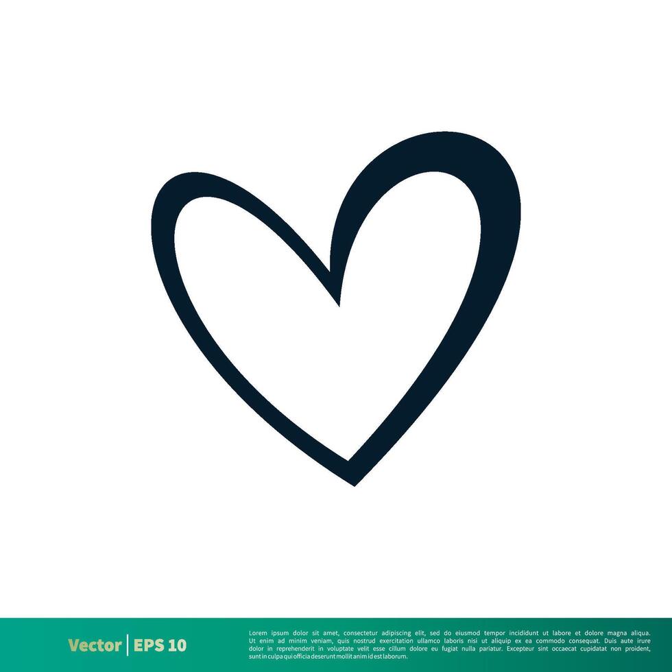 amore cuore san valentino giorno icona vettore logo modello illustrazione design eps 10.