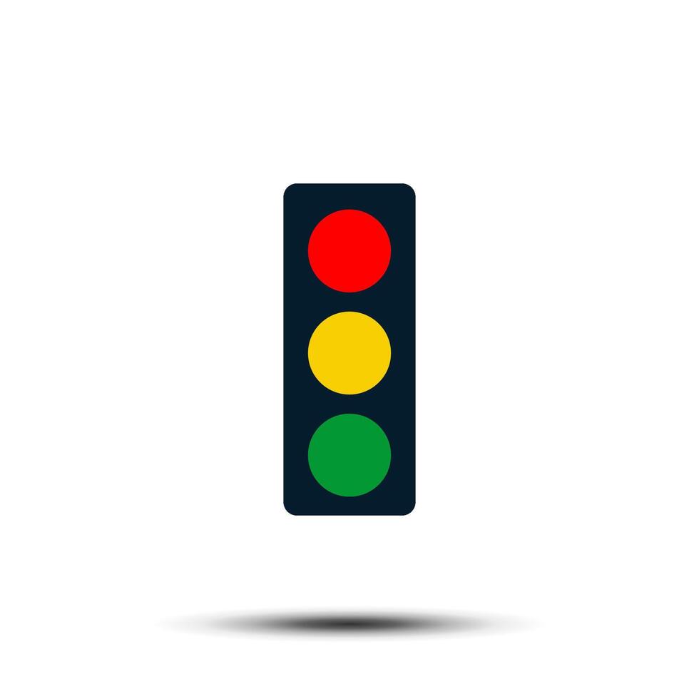 traffico leggero strada cartello vettore logo modello illustrazione eps 10
