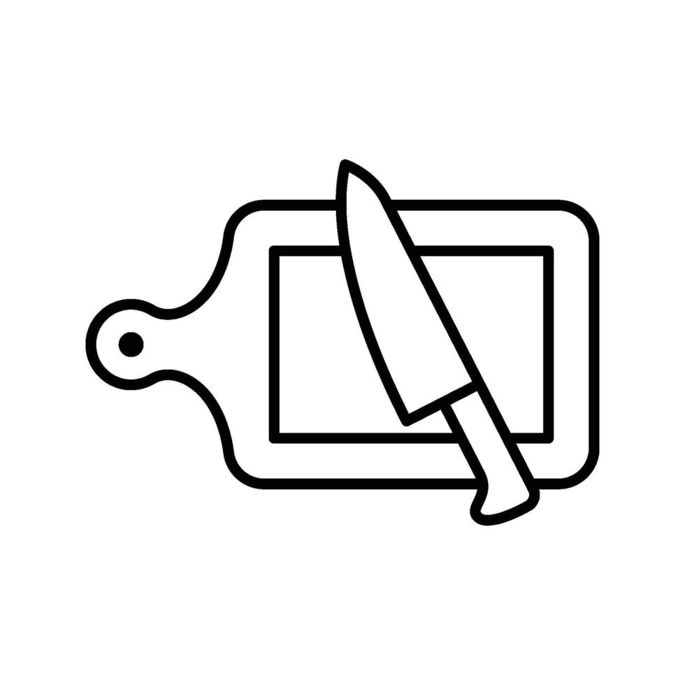 taglio tavola icona vettore design illustrazione