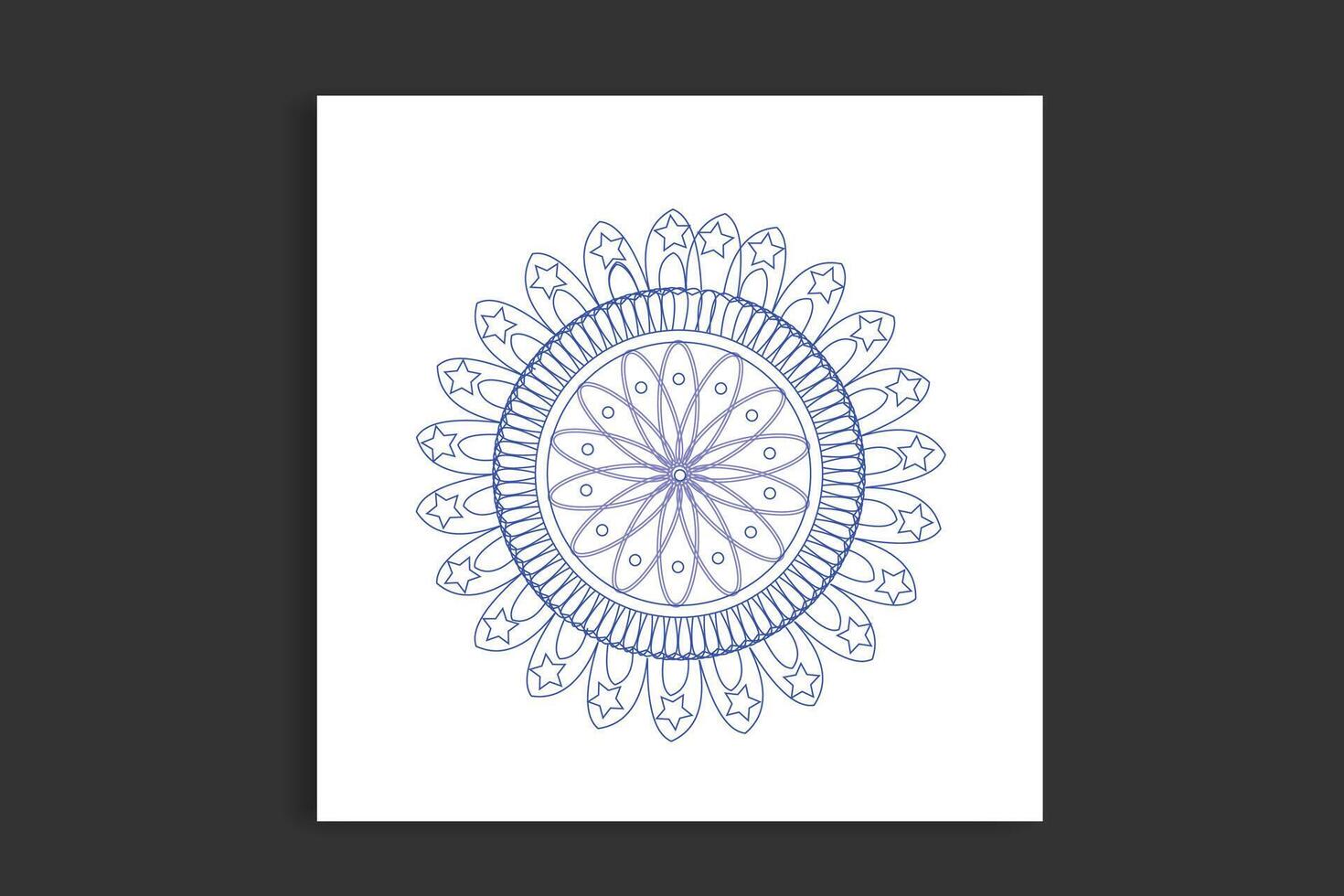 mandala arte design vettore