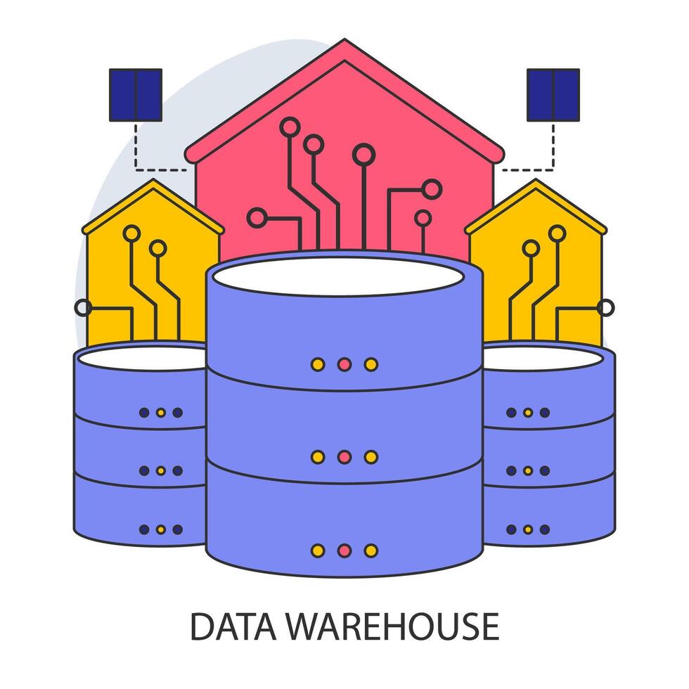 dati magazzino. centralizzato dati Conservazione sistemi con Avanzate connettività. vettore