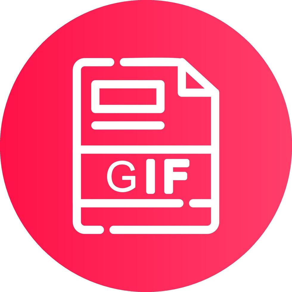 gif creativo icona design vettore