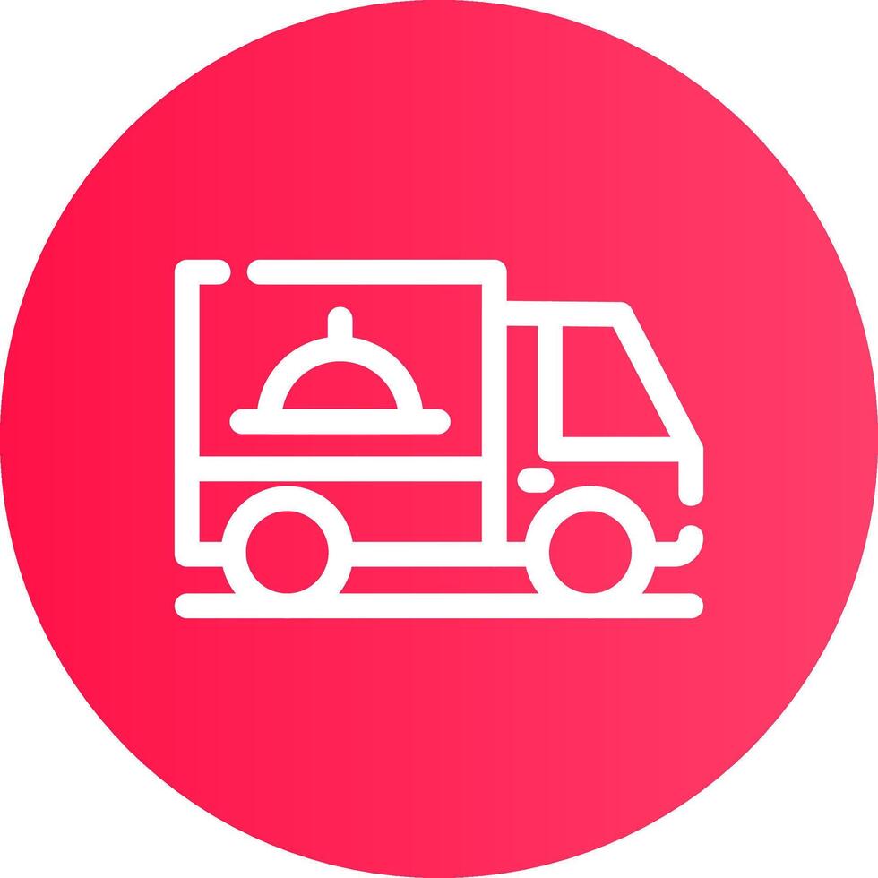 consegna furgone creativo icona design vettore