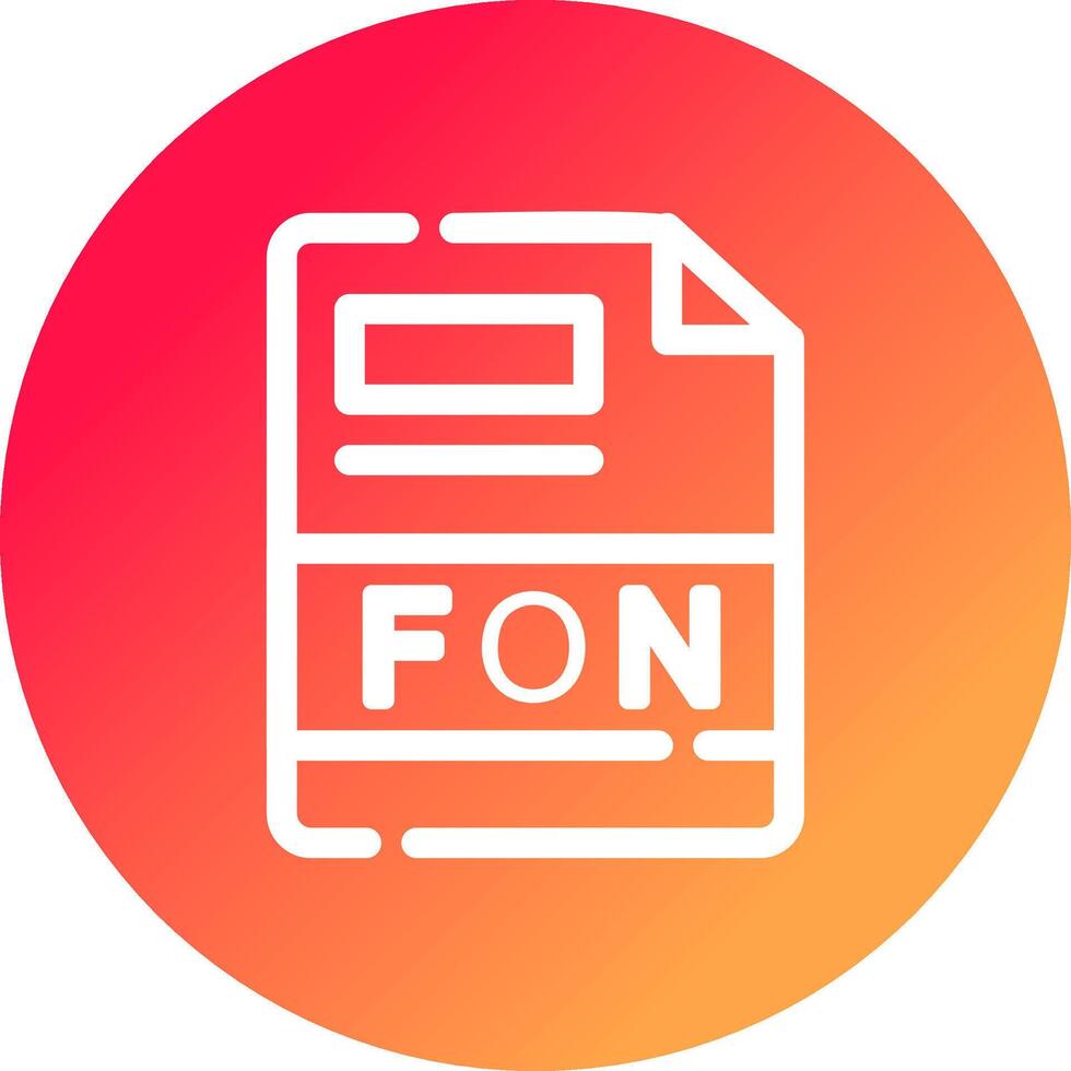 fon creativo icona design vettore