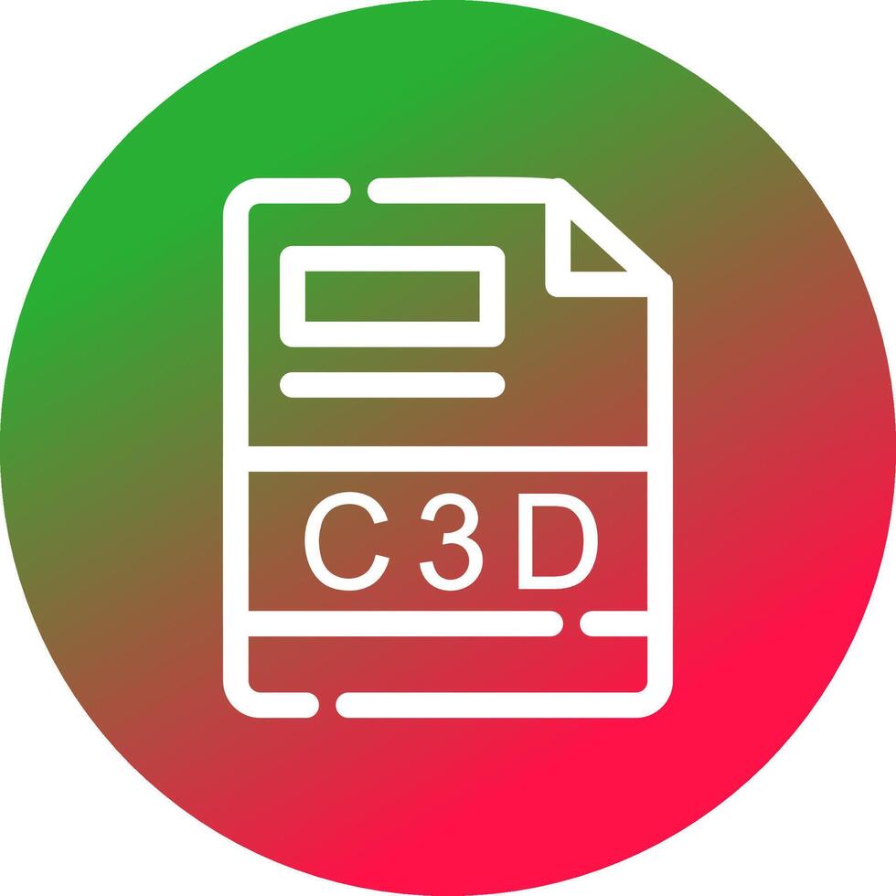 c3d creativo icona design vettore
