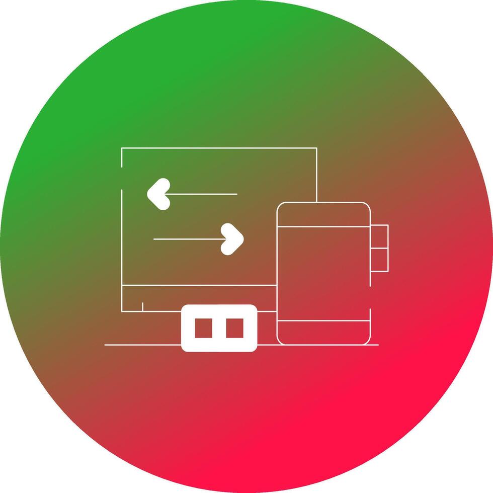 digitale piattaforma creativo icona design vettore