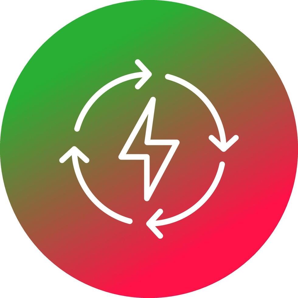 rinnovabile energia creativo icona design vettore