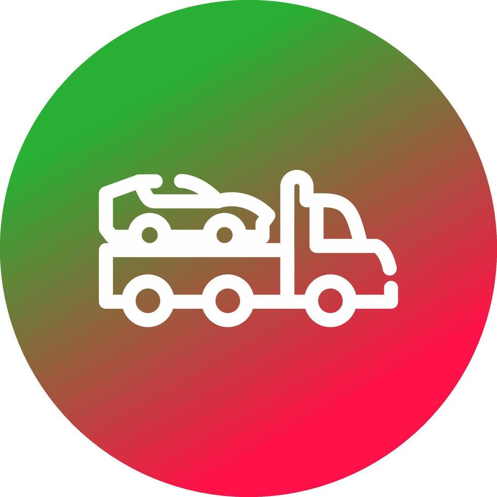 trainare camion creativo icona design vettore