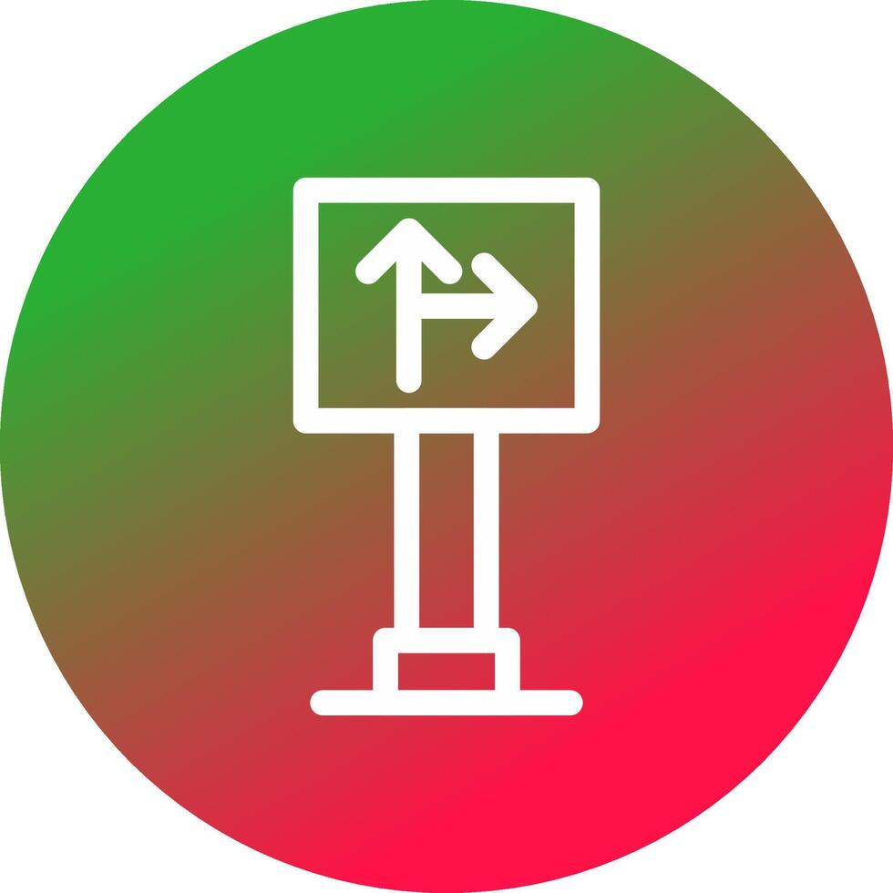 traffico cartello creativo icona design vettore