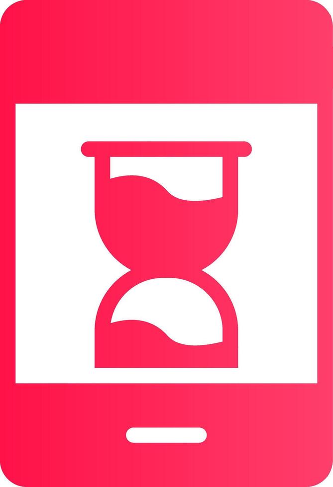 tempo inseguitore App creativo icona design vettore