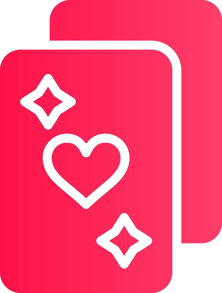 poker creativo icona design vettore