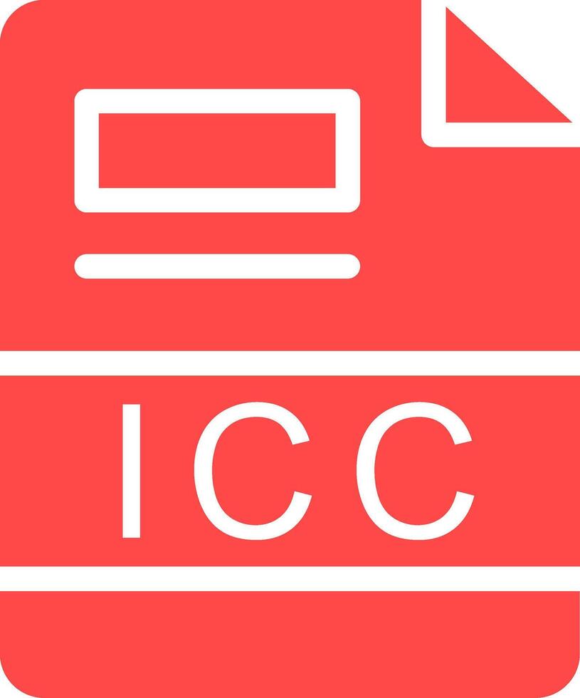 icc creativo icona design vettore