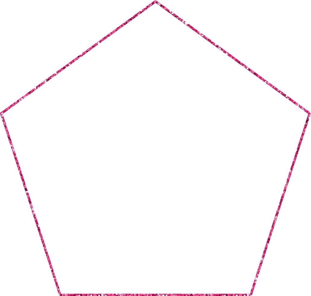 poligono rosa geometrico figura design illustrazione vettore