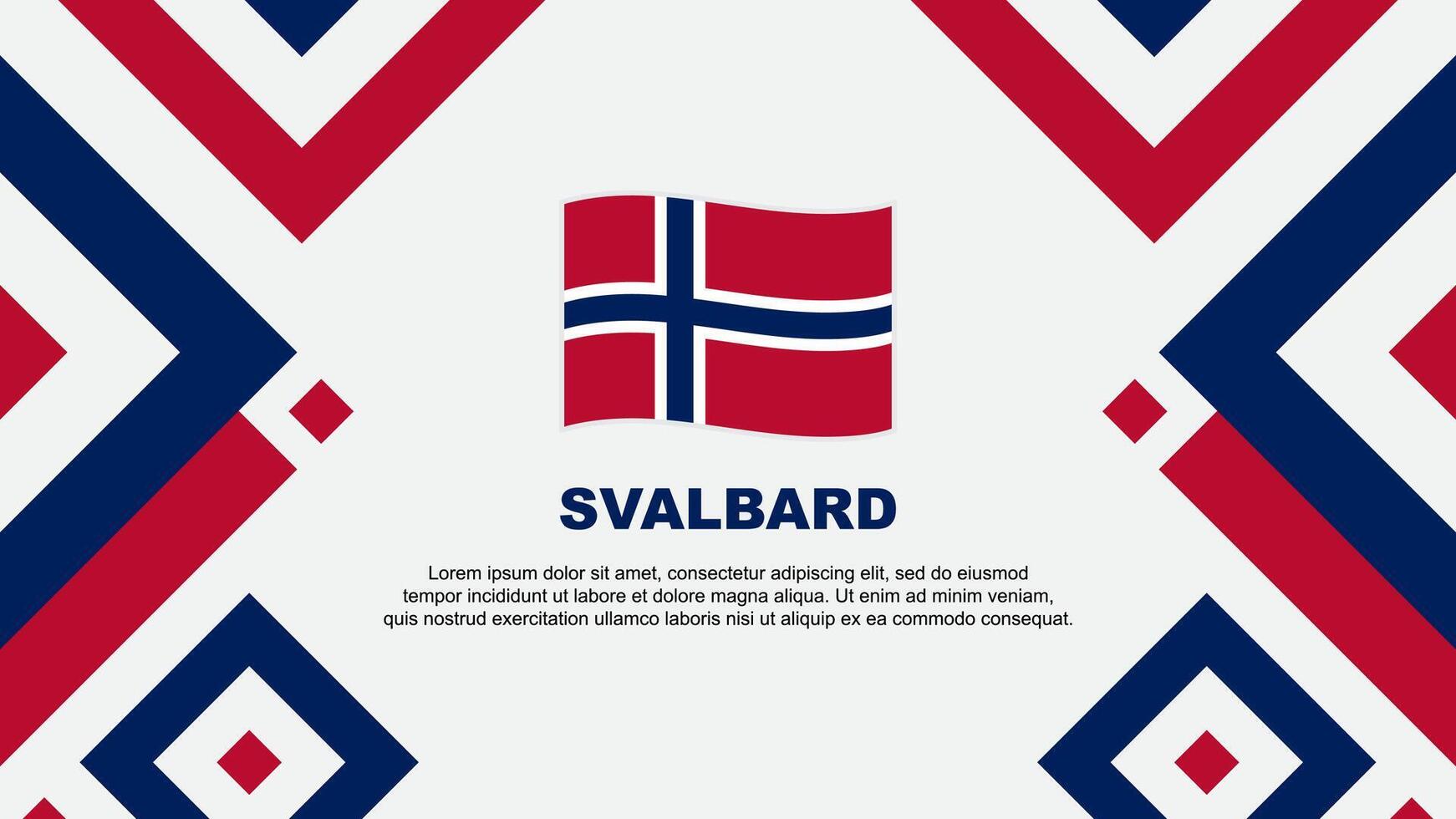 svalbard bandiera astratto sfondo design modello. svalbard indipendenza giorno bandiera sfondo vettore illustrazione. svalbard modello