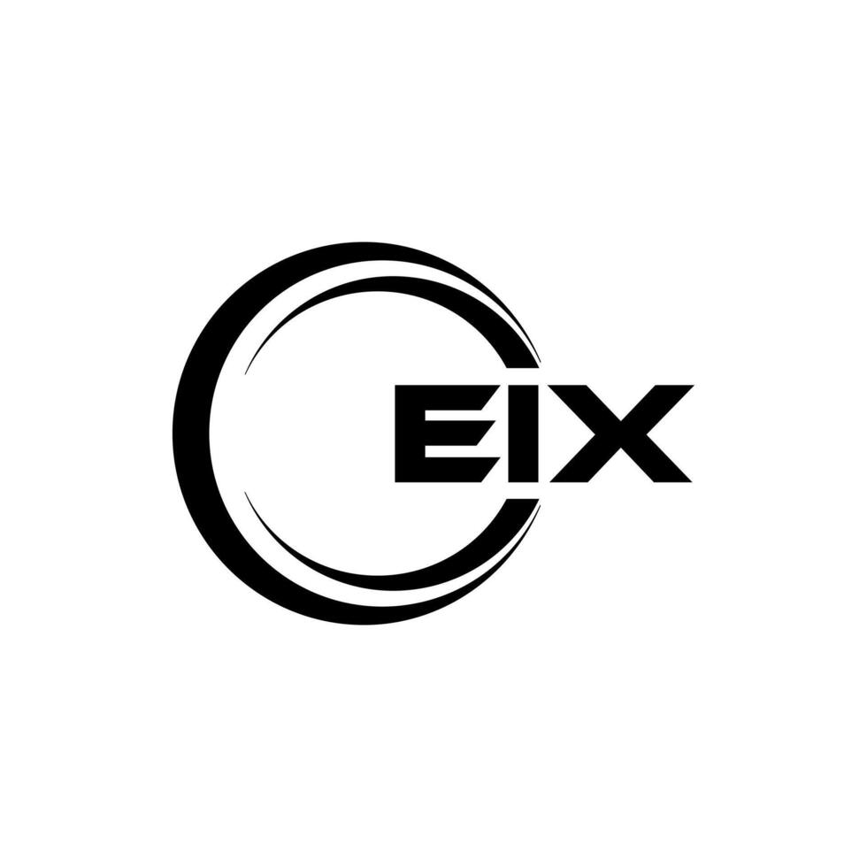 eix lettera logo disegno, ispirazione per un' unico identità. moderno eleganza e creativo design. filigrana il tuo successo con il Impressionante Questo logo. vettore