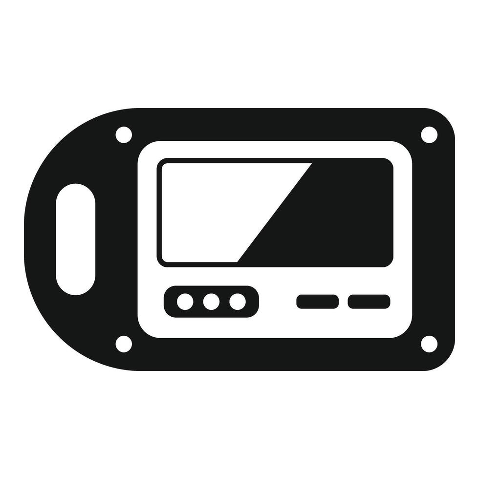 raggi X portatile attrezzatura icona semplice vettore. persona polmone cura vettore