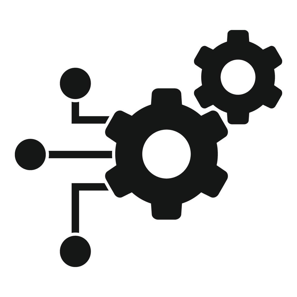 gemello Conservazione modulo icona semplice vettore. montone ingranaggio Tech vettore