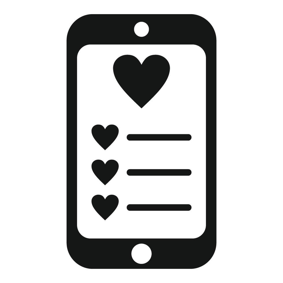 smartphone foglio dipendenza icona semplice vettore. chiave desiderio elementi vettore