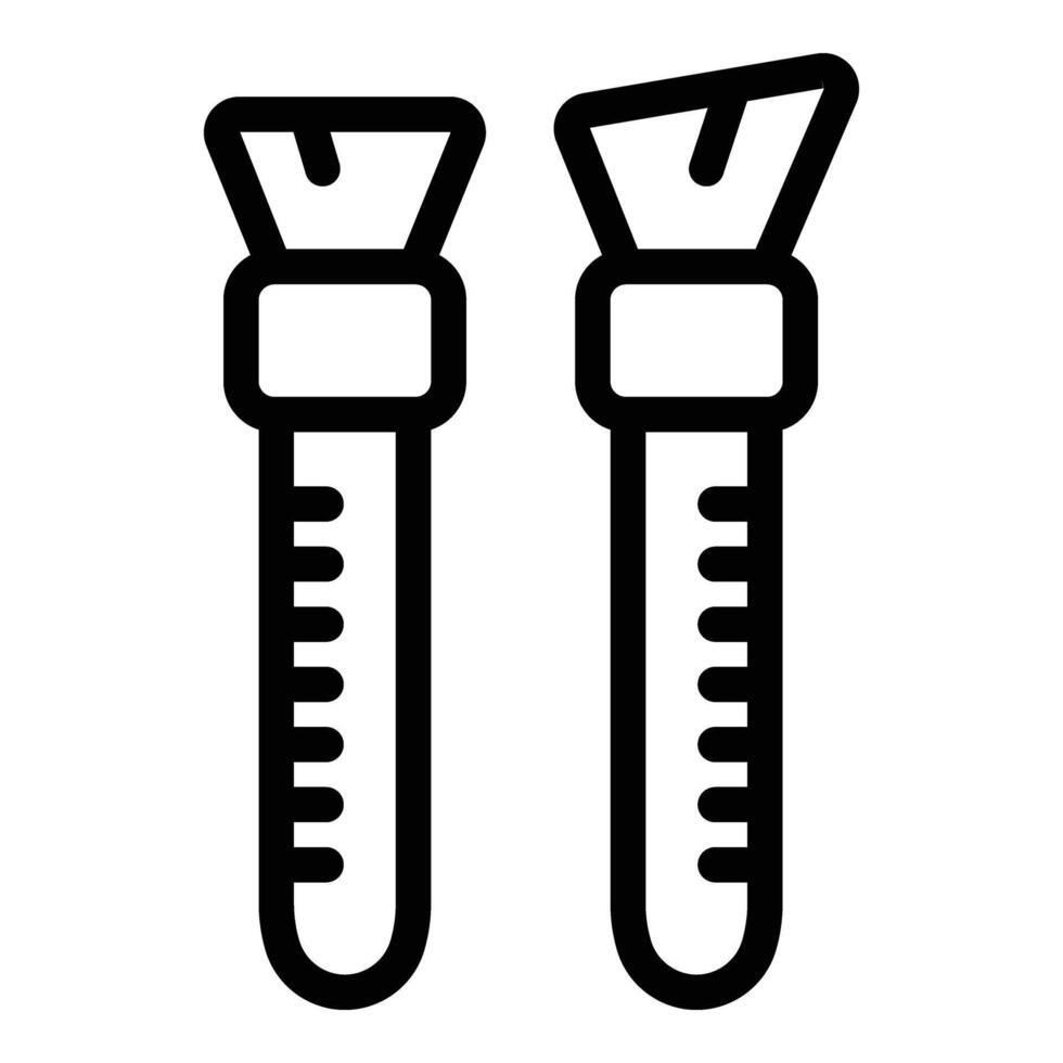 punteggiatura spazzole icona schema vettore. artista trucco essenziali vettore