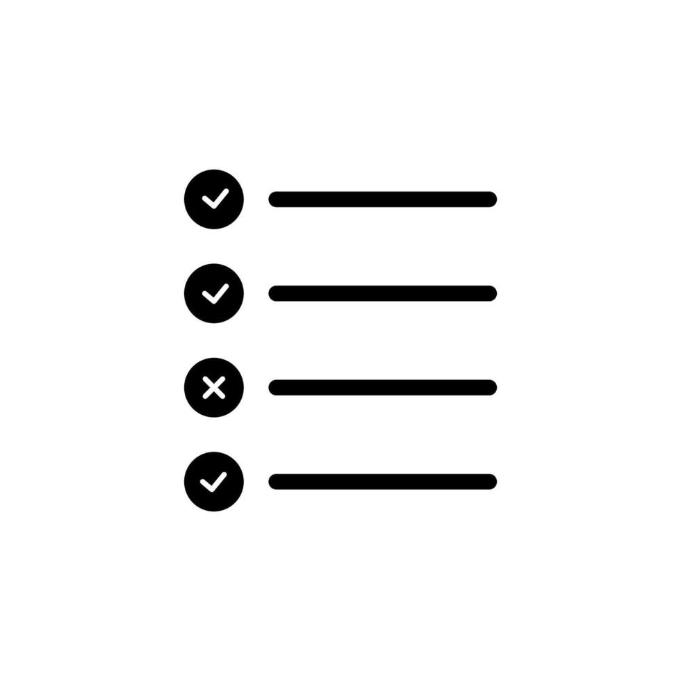 multiplo scelta concetto linea icona. semplice elemento illustrazione. multiplo scelta concetto schema simbolo design. vettore