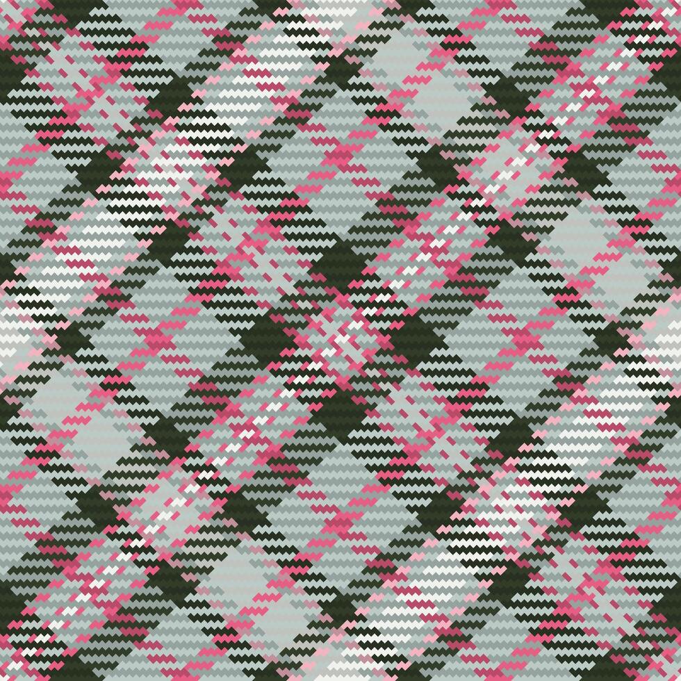 senza soluzione di continuità modello di Scozzese tartan plaid. ripetibile sfondo con dai un'occhiata tessuto struttura. vettore fondale a strisce tessile Stampa.