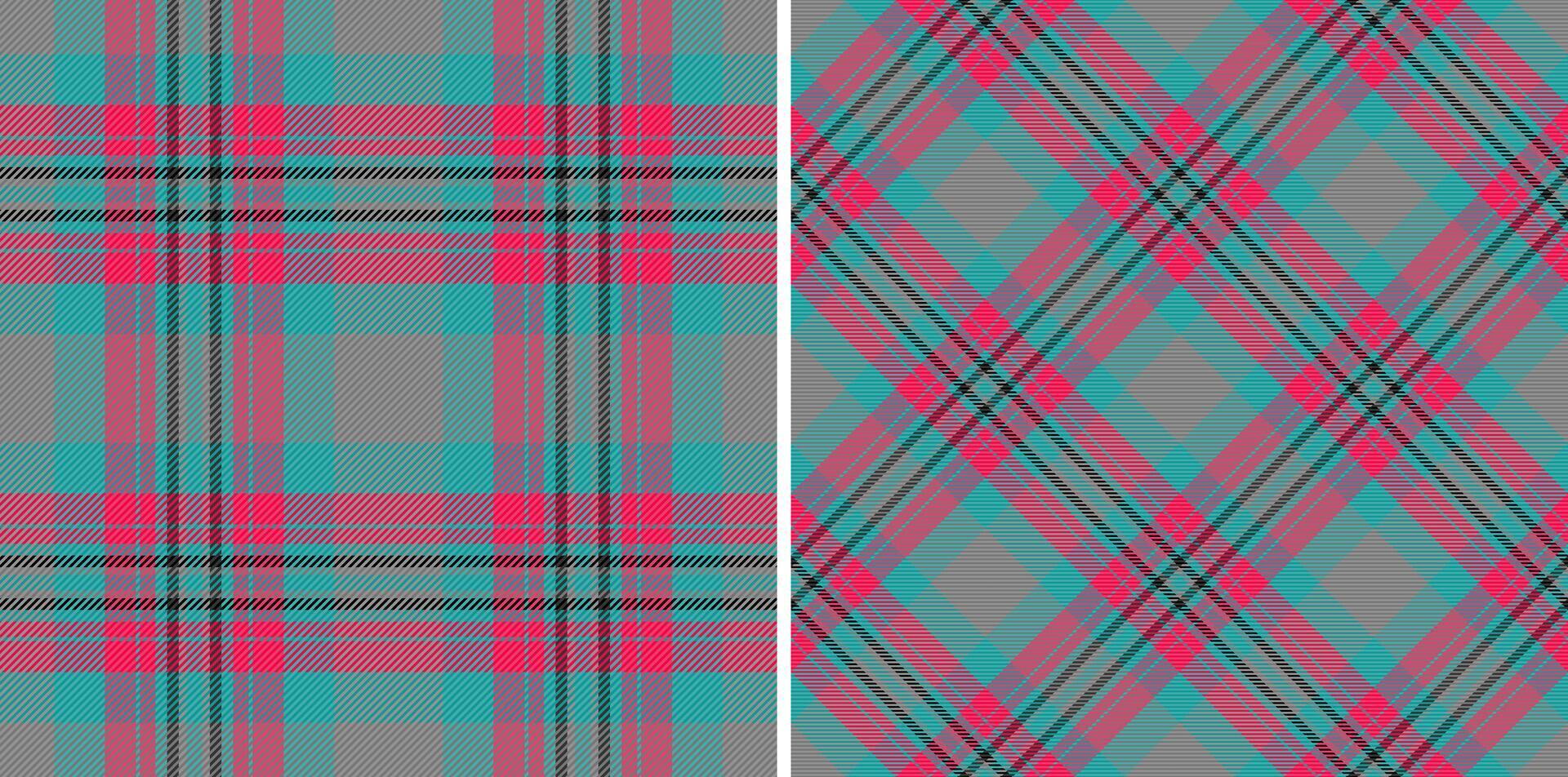 senza soluzione di continuità sfondo tessuto di dai un'occhiata vettore tessile con un' struttura modello tartan plaid. impostato nel alla moda colori per uniforme idee per diverso professioni.