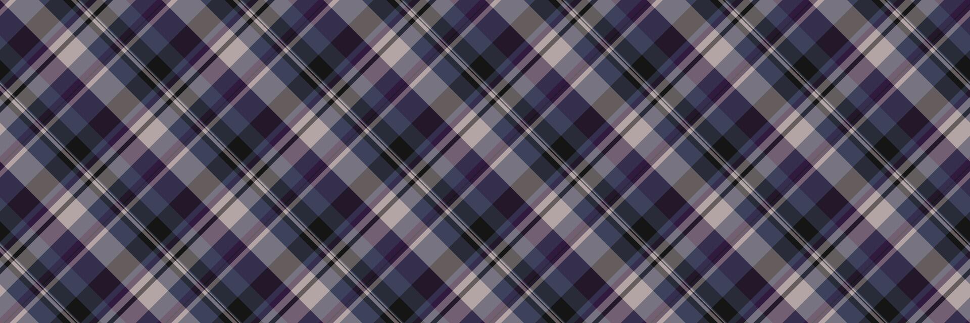 qualità tessuto struttura tartan, filigrana tessile plaid modello. letto vettore sfondo senza soluzione di continuità dai un'occhiata nel pastello e buio colori.