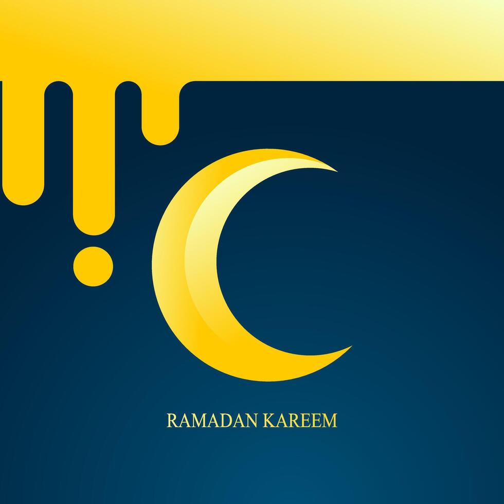 Ramadan sociale media inviare modello design , elegante piazza copertina con arabo ornamento vettore