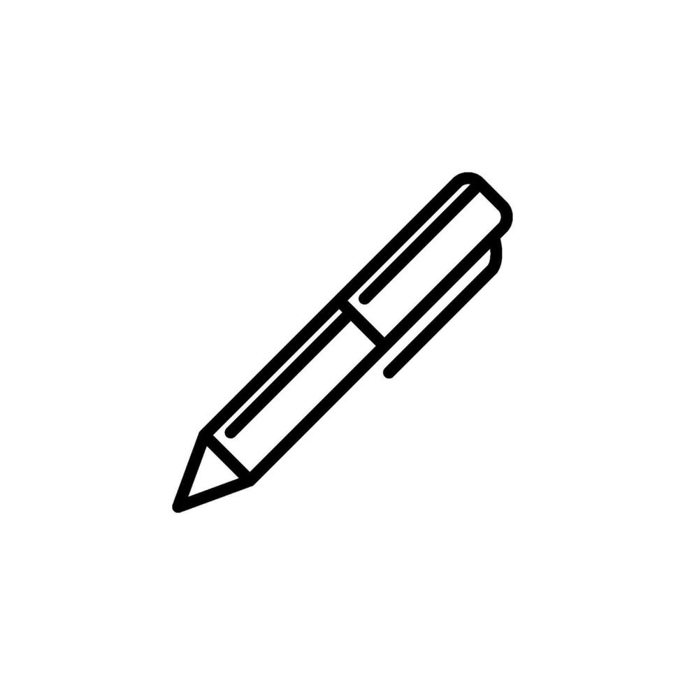 penna Stazionario icona vettore logo modello