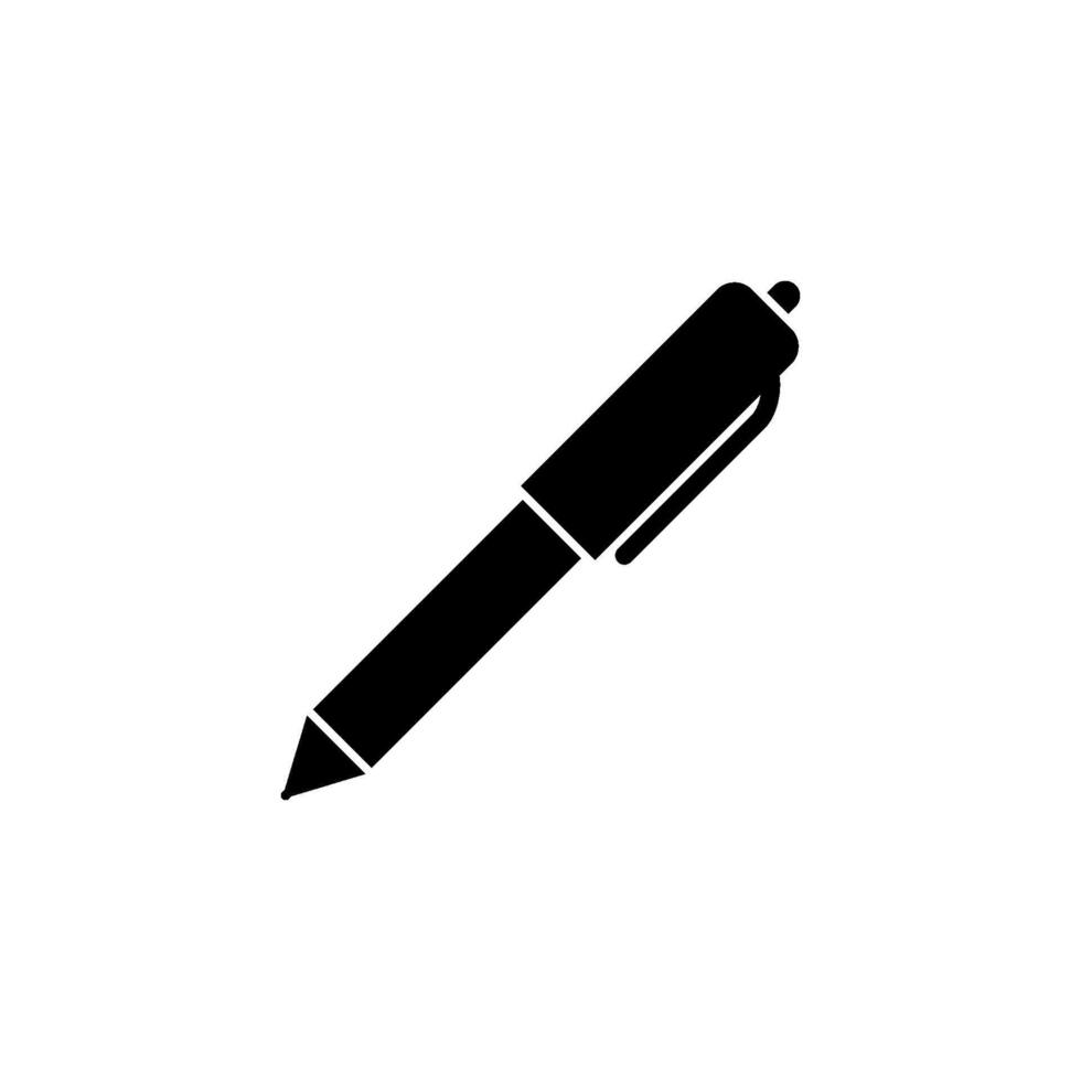penna Stazionario icona vettore logo modello