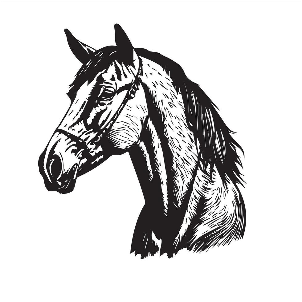 cavallo silhouette animale logo nero cavalli grafico vettore illustrazione