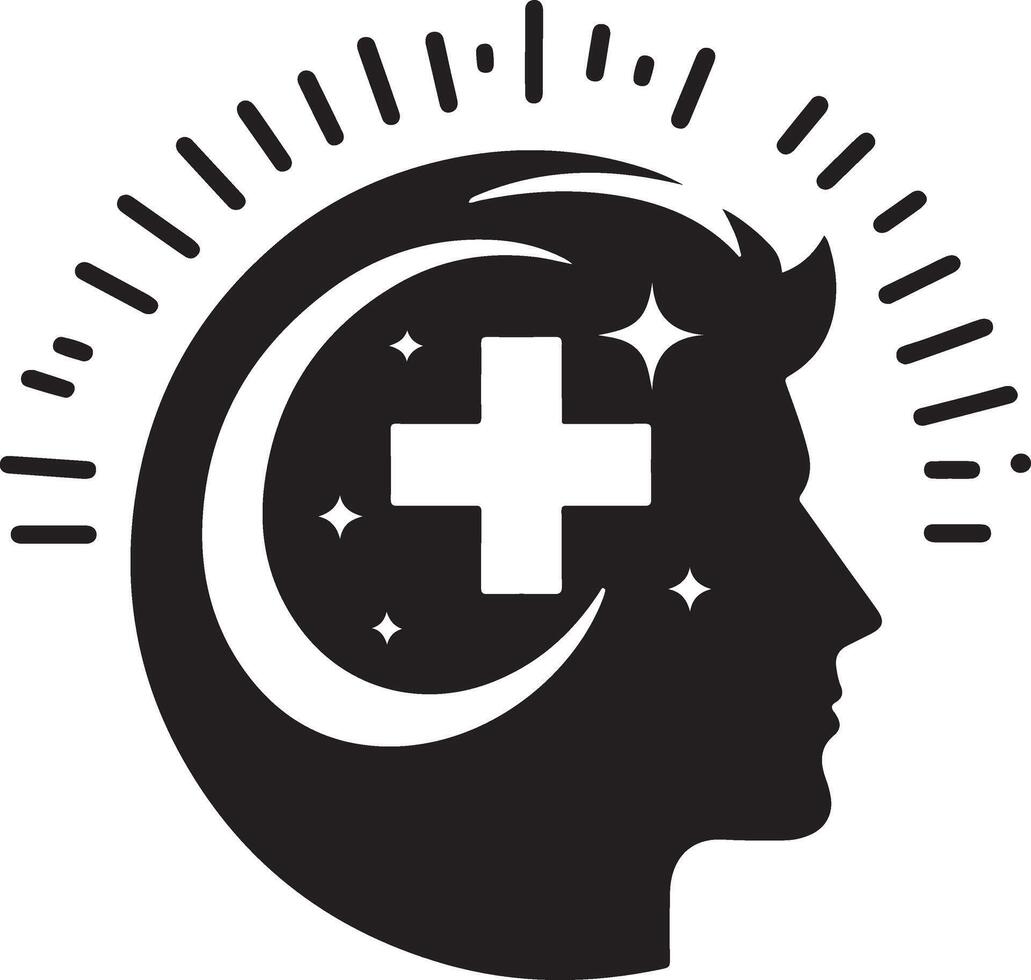 medico logo icona, piatto simbolo, nero colore silhouette 5 vettore