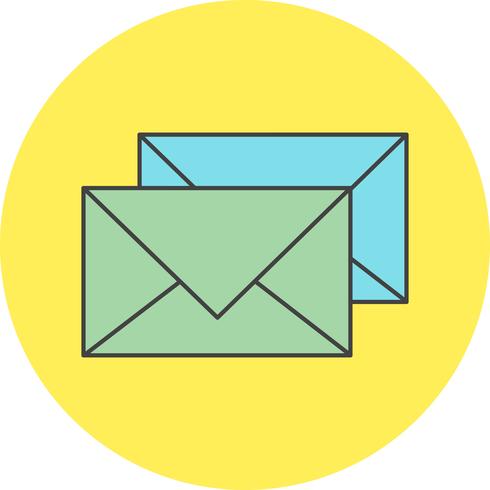 icona di posta elettronica vettoriale