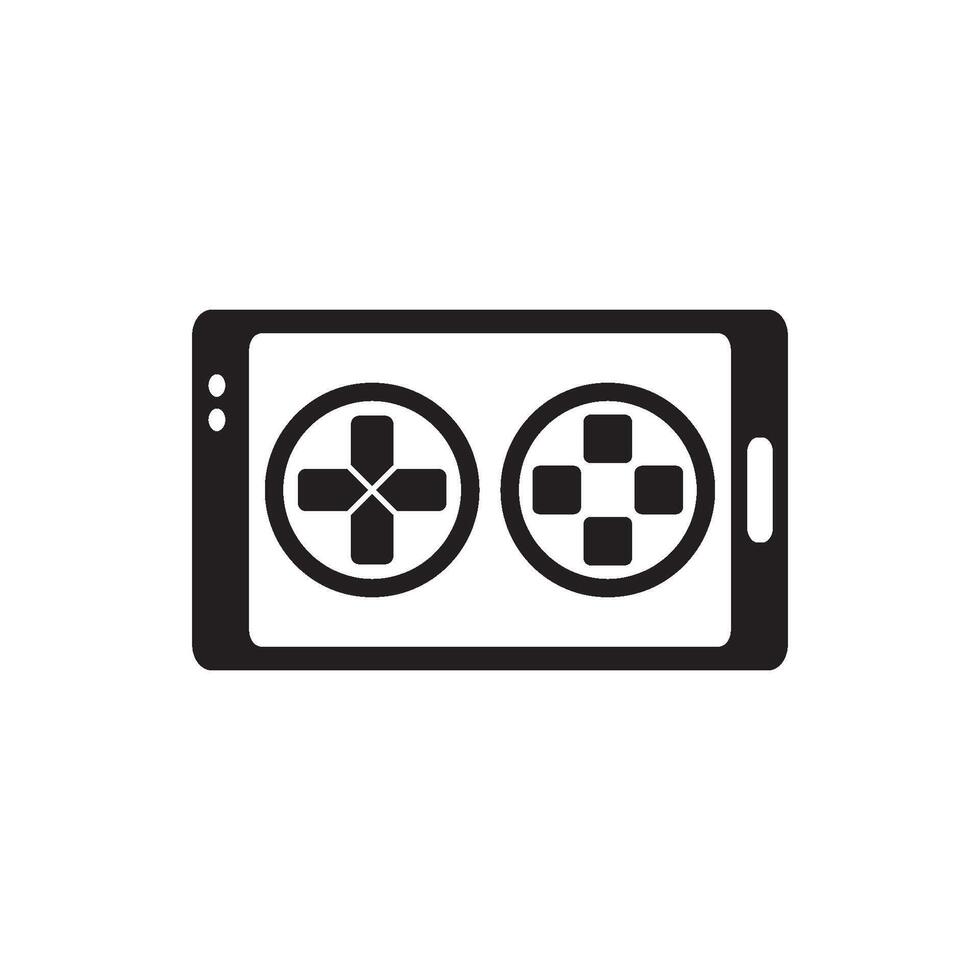 mobile gioco logo simbolo icona, vettore illustrazione design
