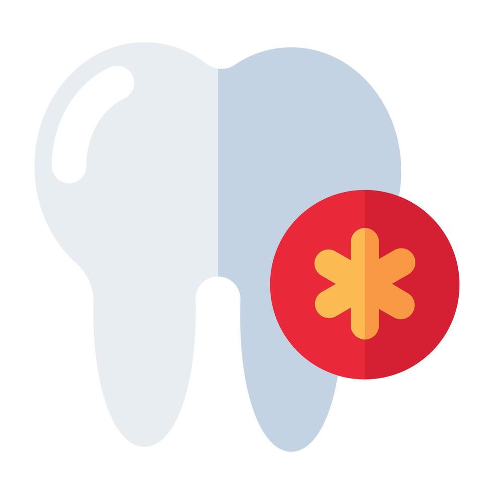 icona di download premium del dente vettore