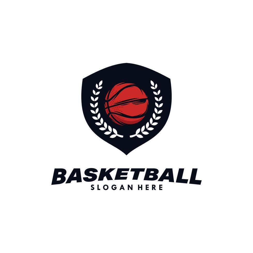 pallacanestro sport logo design modello vettore