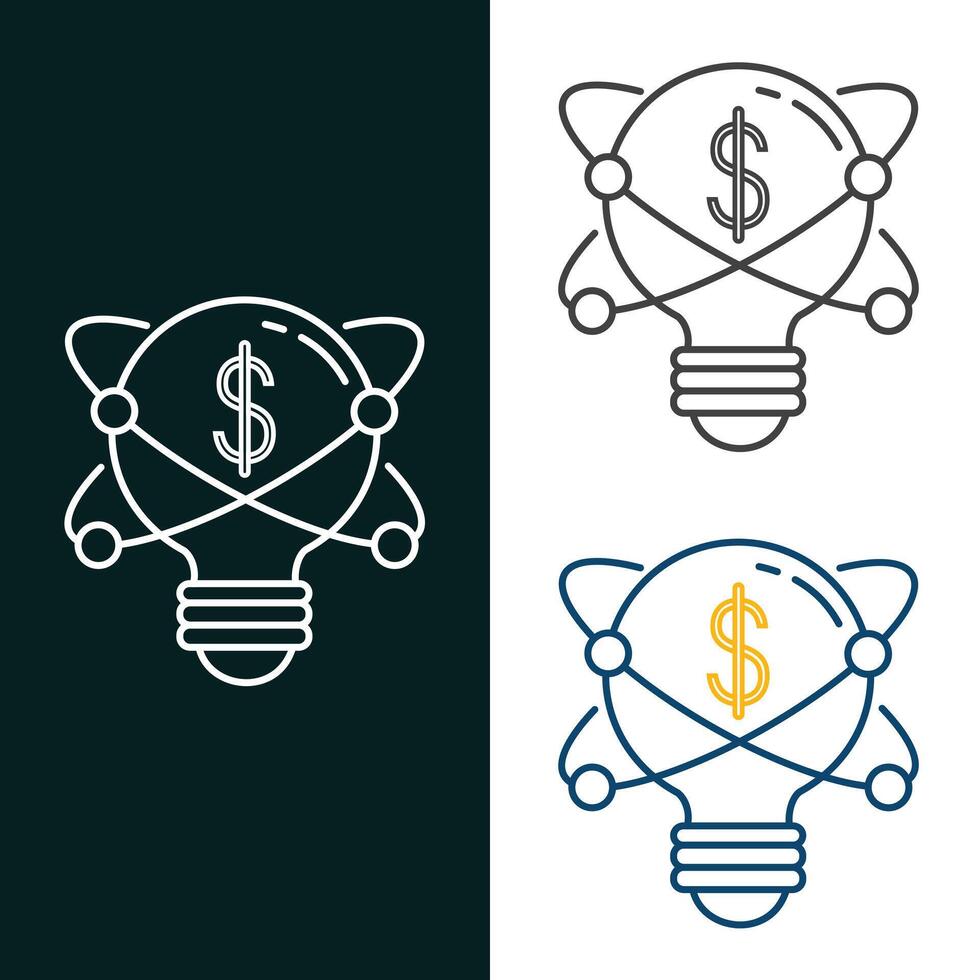 strategico attività commerciale mentalita vettore icona design