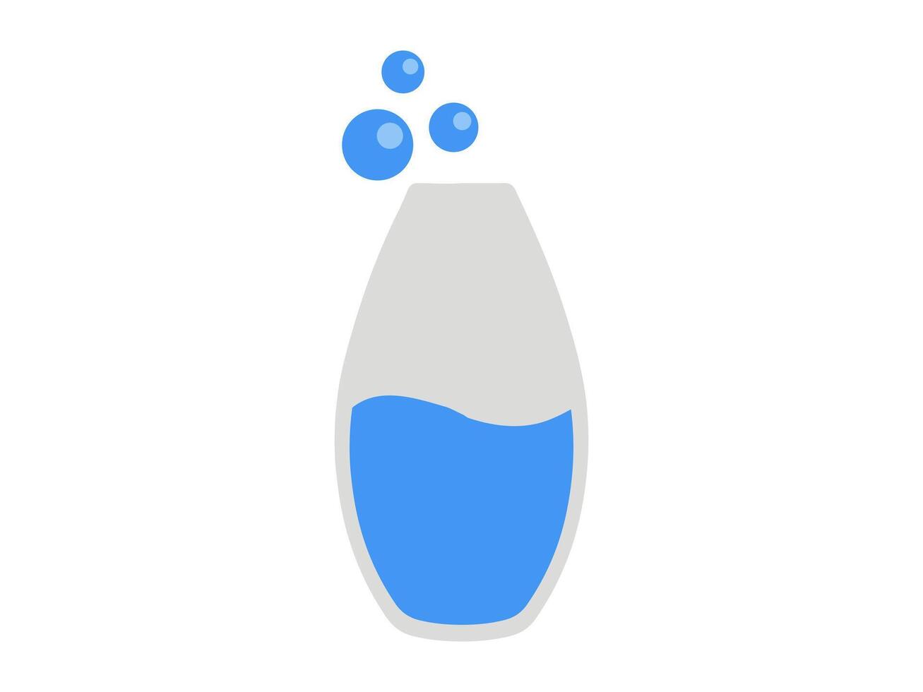 bicchiere di acqua sfondo illustrazione vettore