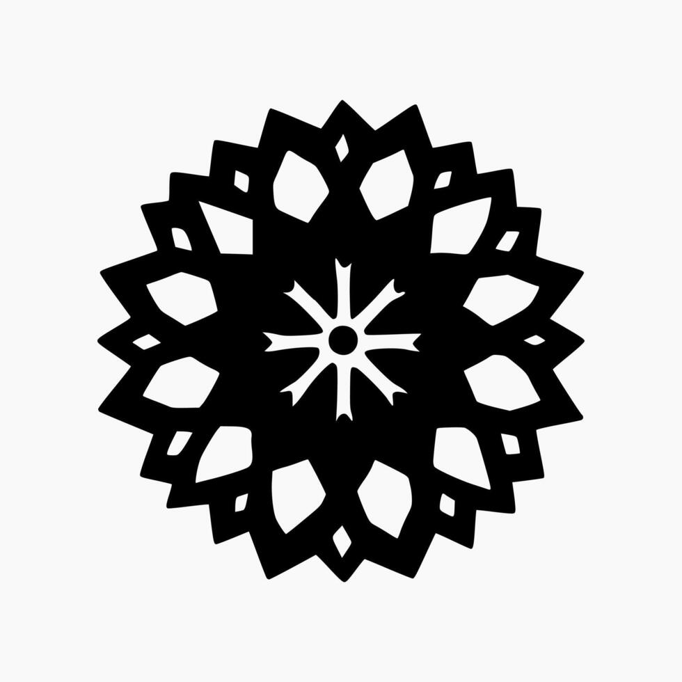 islamico geometrico. astratto mandala. etnico decorativo elemento. Islam, Arabo, indiano, e ottomano motivi vettore